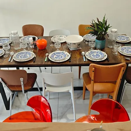 Maison Familiale Deco Vintage Jardin Parking Puy Dufou Holiday home Cholet